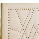  Furniture of America Marianne Twin Upholstered Panel Bed CM7433BG-T-BED IMAGE 2