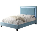  Furniture of America Erglow I Full Upholstered Panel Bed CM7695BL-F-BED IMAGE 1