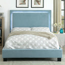  Furniture of America Erglow I Full Upholstered Panel Bed CM7695BL-F-BED IMAGE 2