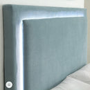  Furniture of America Erglow I Full Upholstered Panel Bed CM7695BL-F-BED IMAGE 3