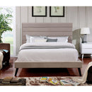  Furniture of America Janis California King Upholstered Panel Bed CM7676CK-BED IMAGE 3