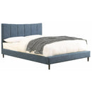  Furniture of America Ennis King Upholstered Panel Bed CM7678BL-EK-BED IMAGE 1