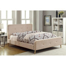  Furniture of America Barney Full Upholstered Panel Bed CM7272BG-F-BED IMAGE 1