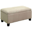  Furniture of America Remi Fabric Storage Ottoman CM-BN6036BG IMAGE 1