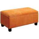  Furniture of America Remi Fabric Storage Ottoman CM-BN6036OR IMAGE 1