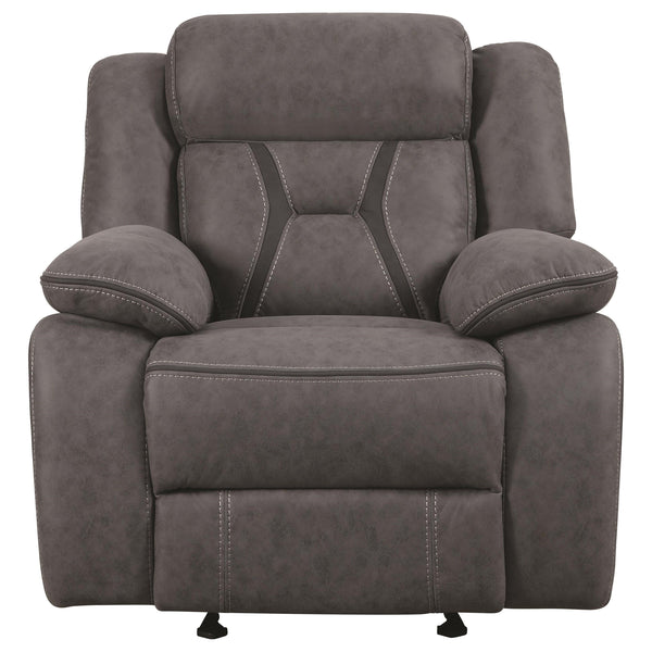 Coaster Furniture Higgins Glider Leatherette Recliner 602263 IMAGE 1