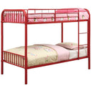  Furniture of America Kids Beds Bunk Bed CM-BK1035RD IMAGE 1