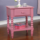  Furniture of America Lindsay 1-Drawer Kids Nightstand CM-AC323PK IMAGE 2