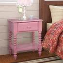  Furniture of America Lindsay 1-Drawer Kids Nightstand CM-AC323PK IMAGE 3