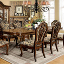  Furniture of America Vicente Dining Table with Pedestal Base CM3243T-TABLE IMAGE 1