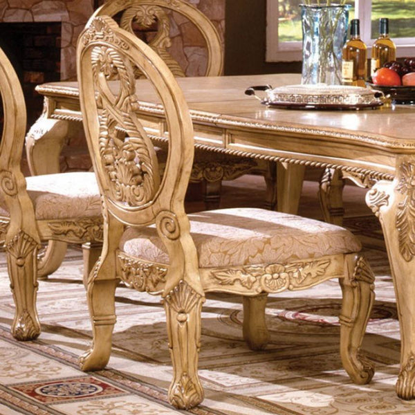 Furniture of America Tuscany III Dining Chair CM3845WH-SC-2PK IMAGE 1