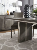 Plata - Extension Dining Table - Thunder Gray
