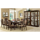  Furniture of America Woodmont Dining Table with Pedestal Base CM3663T-TABLE IMAGE 6