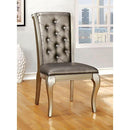  Furniture of America Amina Dining Table with Glass Top CM3219T IMAGE 4