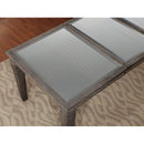  Furniture of America Sturgis Dining Table with Glass Top CM3352T IMAGE 2