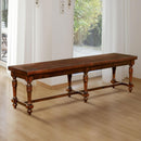  Furniture of America Griselda Bench CM3136BN IMAGE 2