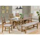  Furniture of America Xochil Dining Table with Trestle Base CM3171T IMAGE 4