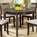  Furniture of America Round Dwight III Dining Table CM3988GY-RT IMAGE 1