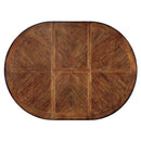  Furniture of America Oval Harrisburg Dining Table with Pedestal Base CM3216OT-TABLE IMAGE 4