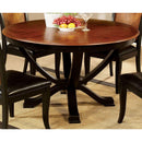  Furniture of America Round Salida I Dining Table with Pedestal Base CM3034RT IMAGE 2