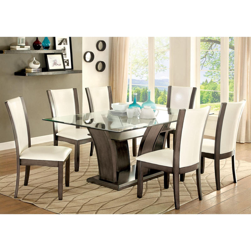  Furniture of America Manhattan Dining Chair CM3710GY-SC-2PK IMAGE 4