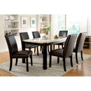 Furniture of America Gladstone Dining Table with Marble Top CM3823T IMAGE 1