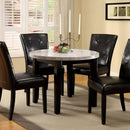  Furniture of America Round Marion I Dining Table with Marble Top CM3866RT-40 IMAGE 3