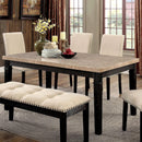  Furniture of America Dodson I Dining Table with Faux Marble Top CM3466T IMAGE 1