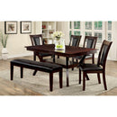  Furniture of America Brent Bench CM3984DK-BN IMAGE 3