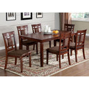  Furniture of America Montclair CM3930T-7PK 7 pc Dining Table Set IMAGE 3