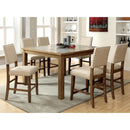  Furniture of America Square Melston II Counter Height Dining Table with Stone Top CM3531PT IMAGE 4
