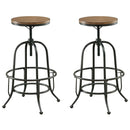  Furniture of America Silvia I Pub Height Stool CM3803BC-2PK IMAGE 2