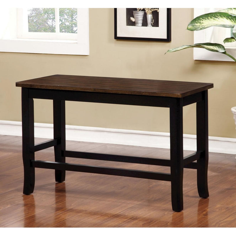 Furniture of America Dover II Counter Height Bench CM3326BC-PBN IMAGE 3