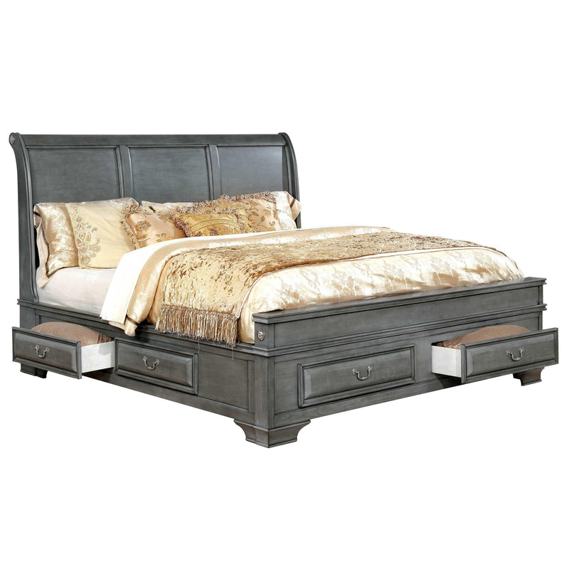  Furniture of America Brandt CM7302GY-EK King Bed IMAGE 1