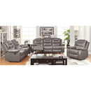  Furniture of America Grandolf Reclining Bonded Leather Match Loveseat CM6813LV IMAGE 8
