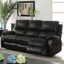  Furniture of America Nena Reclining Leather Match Sofa CM6438-SF IMAGE 2