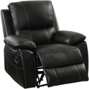  Furniture of America Nena Leather Match Recliner CM6438-CH IMAGE 1