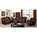  Furniture of America Wimbledon Reclining Bonded Leather Sofa CM6314-SF IMAGE 4