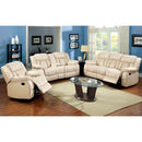  Furniture of America Barbado Glider Leather Look Recliner CM6827CH IMAGE 6