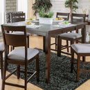  Furniture of America Square Joinville II Counter Height Dining Table CM3985PT IMAGE 1