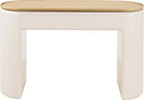 Oskar - Lift Top Console Table - Barley / Off-White