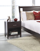 Nevis - One Drawer Nightstand - Espresso