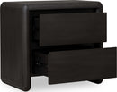 Xolani - Two Drawer Acacia Wood Nightstand - Jaguar