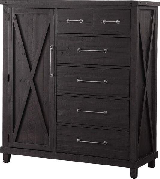 Yosemite - Solid Wood Gentleman's Chest - Cafe