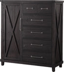 Yosemite - Solid Wood Gentleman's Chest - Cafe