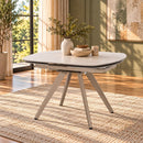 Bexley - Dining Table With Ceramic Top - Cream