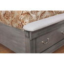  Furniture of America Merida California King Platform Bed with Storage CM7504GY-CK-BED IMAGE 4