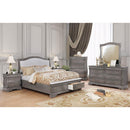  Furniture of America Brunswick 3-Drawer Nightstand CM7503GY-N IMAGE 2