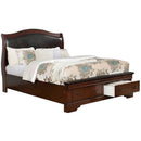  Furniture of America Merida California King Platform Bed with Storage CM7504CH-CK-BED IMAGE 1