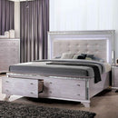  Furniture of America Claudette Queen Upholstered Panel Bed with Storage CM7972Q-BED IMAGE 2